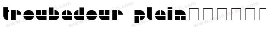 Troubadour Plain字体转换